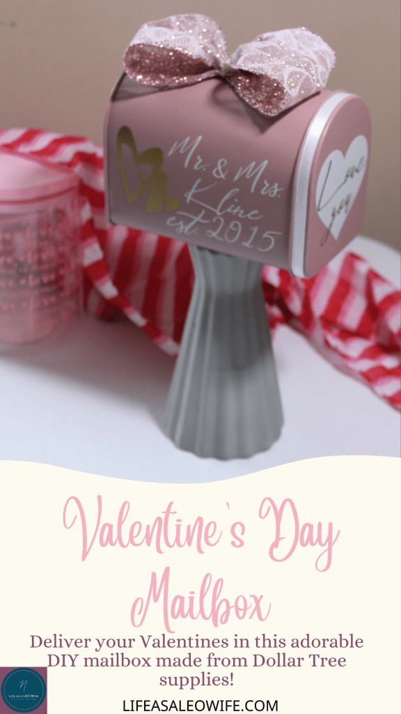 Valentine's mailbox Pinterest image