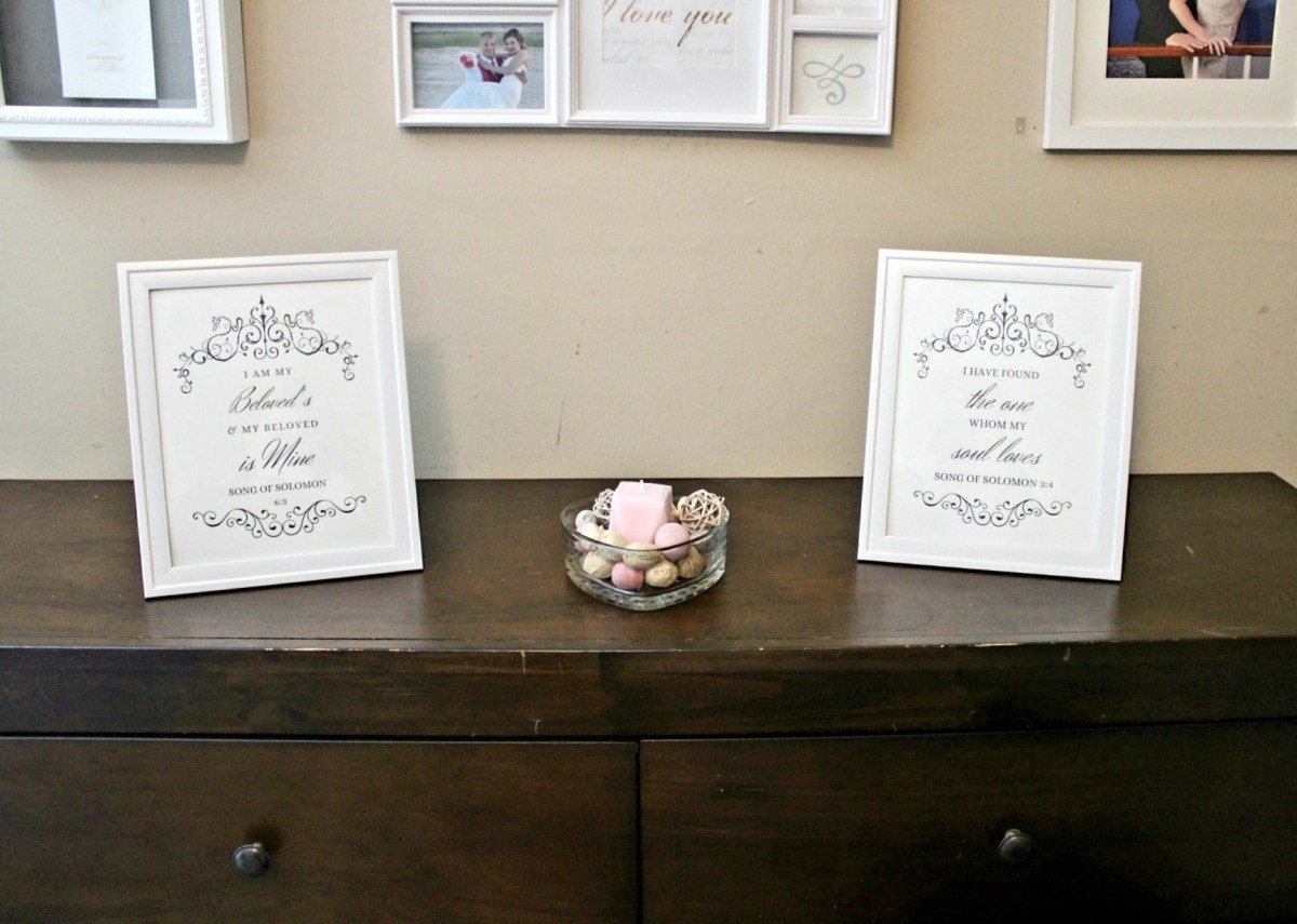 Master Bedroom Wall Art Free Printables - Life as a LEO Wife