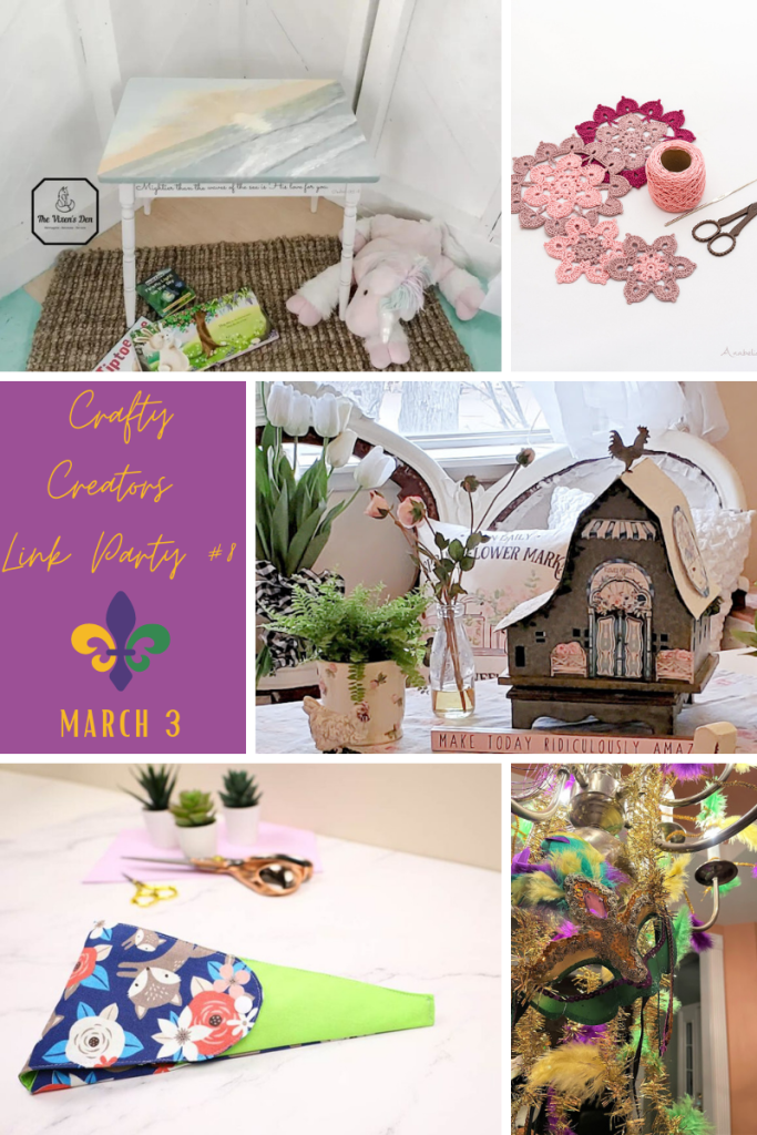 Crafty Creators Link Party features graphic for March 3