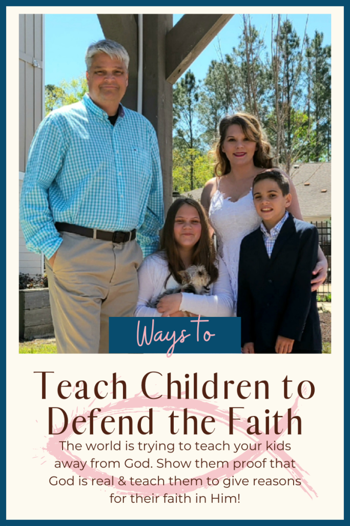 Teach Children to Defend the Faith blog graphi