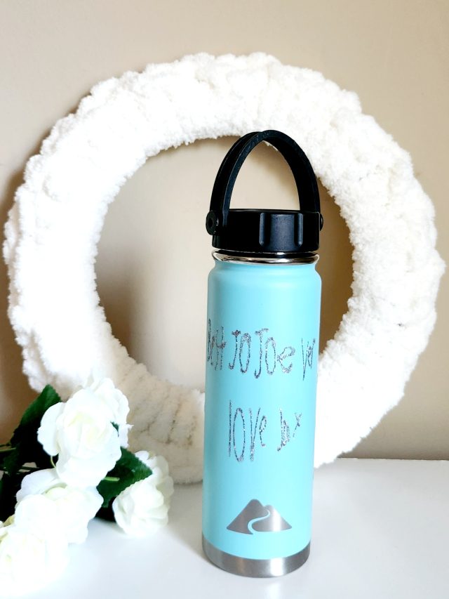 How to Cut Add a Child’s Drawing or Writing onto Anything Using a Cricut! Tumblers, Signs, Shirts, & More!