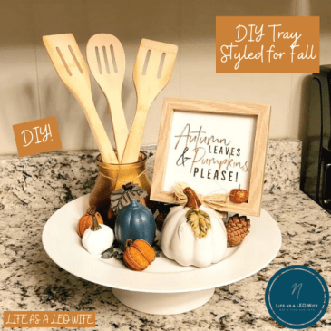 Pottery Barn dupe DIY tray featured image