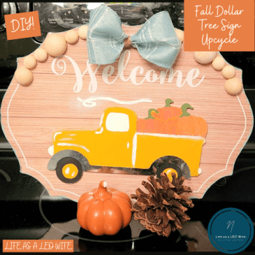 fall Dollar Tree sign featured image
