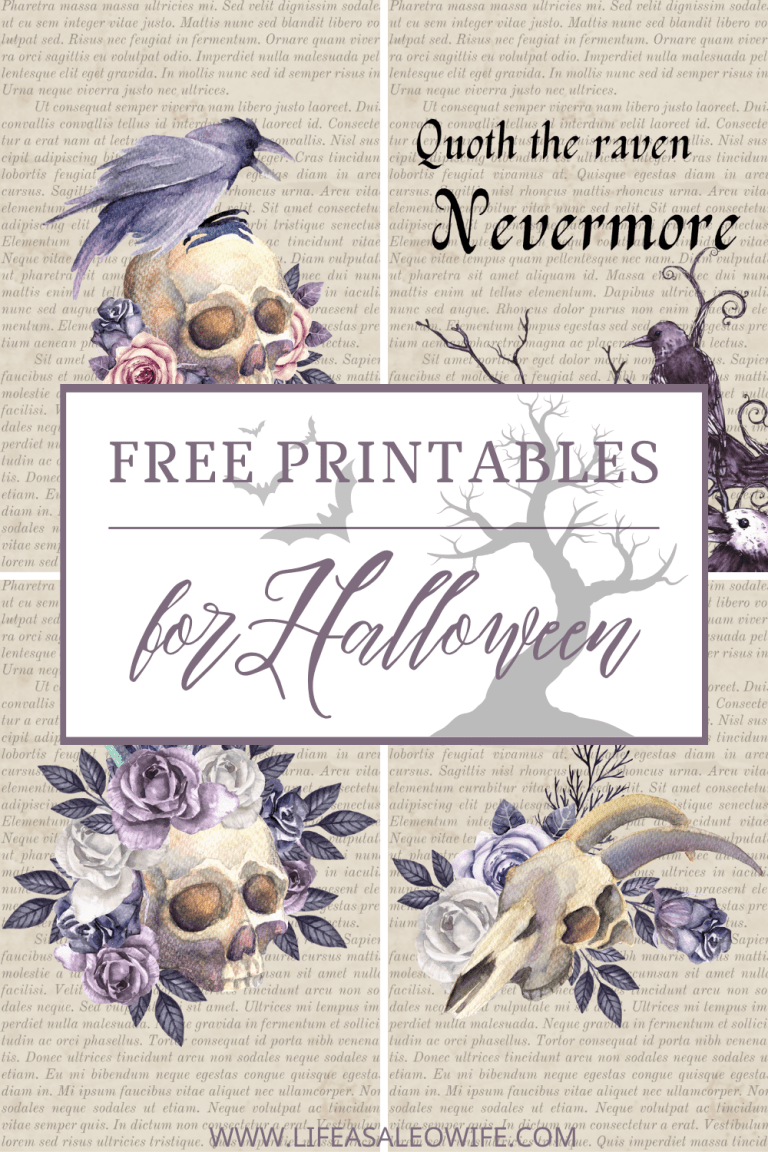 Free Elegant Halloween Printables Free Elegant Halloween Printables