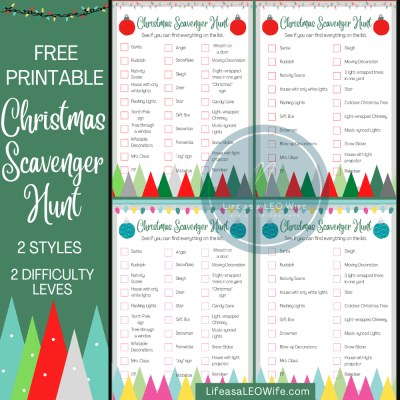 Free Printable Christmas Wish List - Life as a LEO Wife