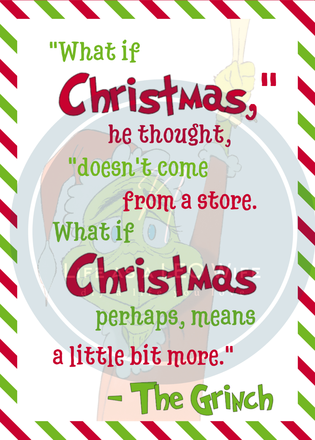 Grinch Movie Night or Party Printables - Life as a LEO Wife