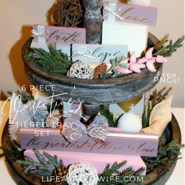 Valentine's tiered tray set featured image
