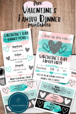 Valentine's Family Dinner &amp; Fun with Free Printable &amp; Ideas - Life as a ...