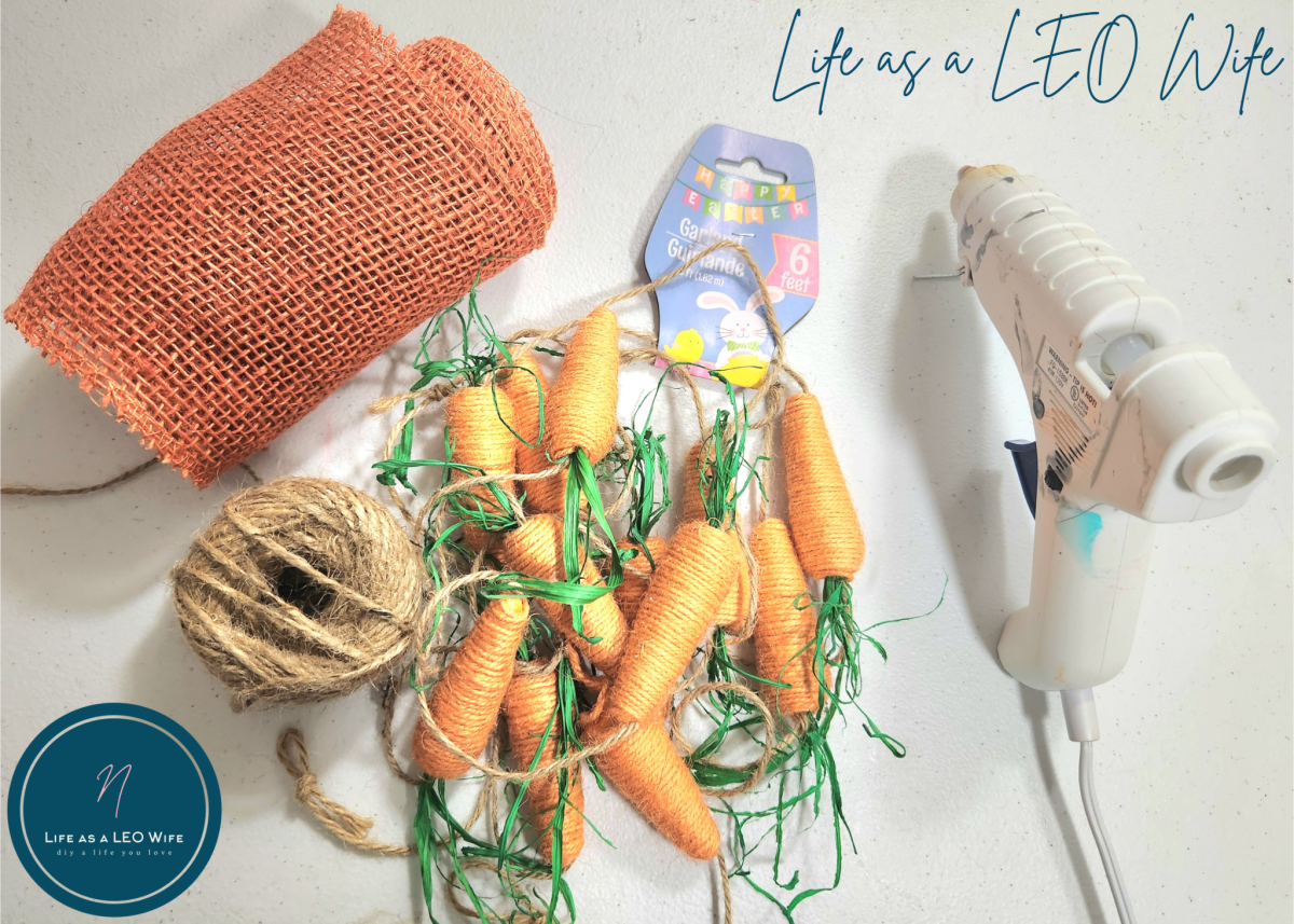 Adorable DIY Spring Garland with Dollar Tree Supplies Life as a LEO Wife