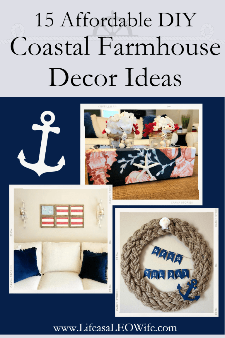 15 DIY Coastal Farmhouse Decor Ideas Affordable & Beautiful!