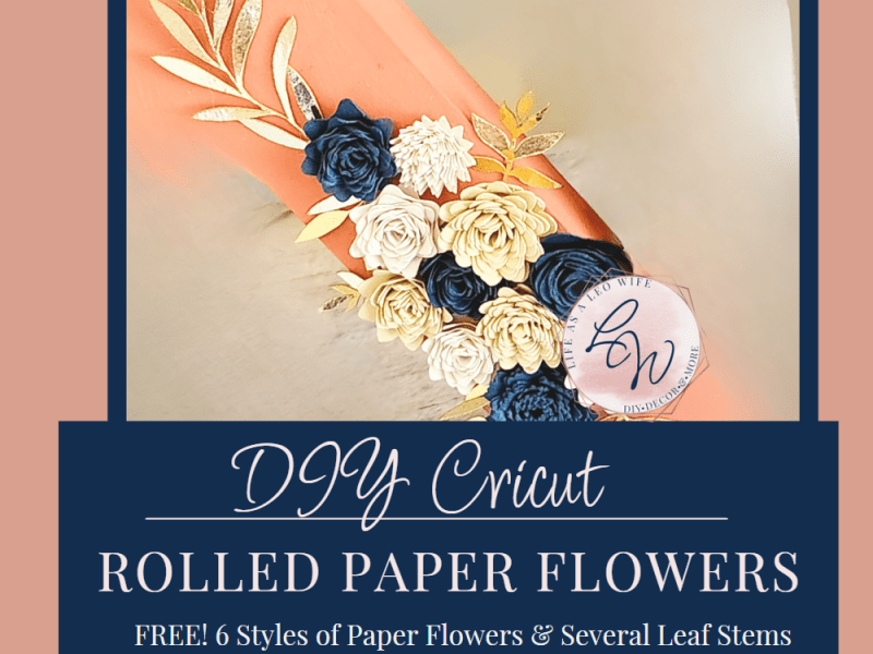 Step-by-Step Guide: How to Cut Stunning Rolled Paper Flowers with Cricut (+ Free Cut Files for 6 Flower Styles & Leaf Stems)