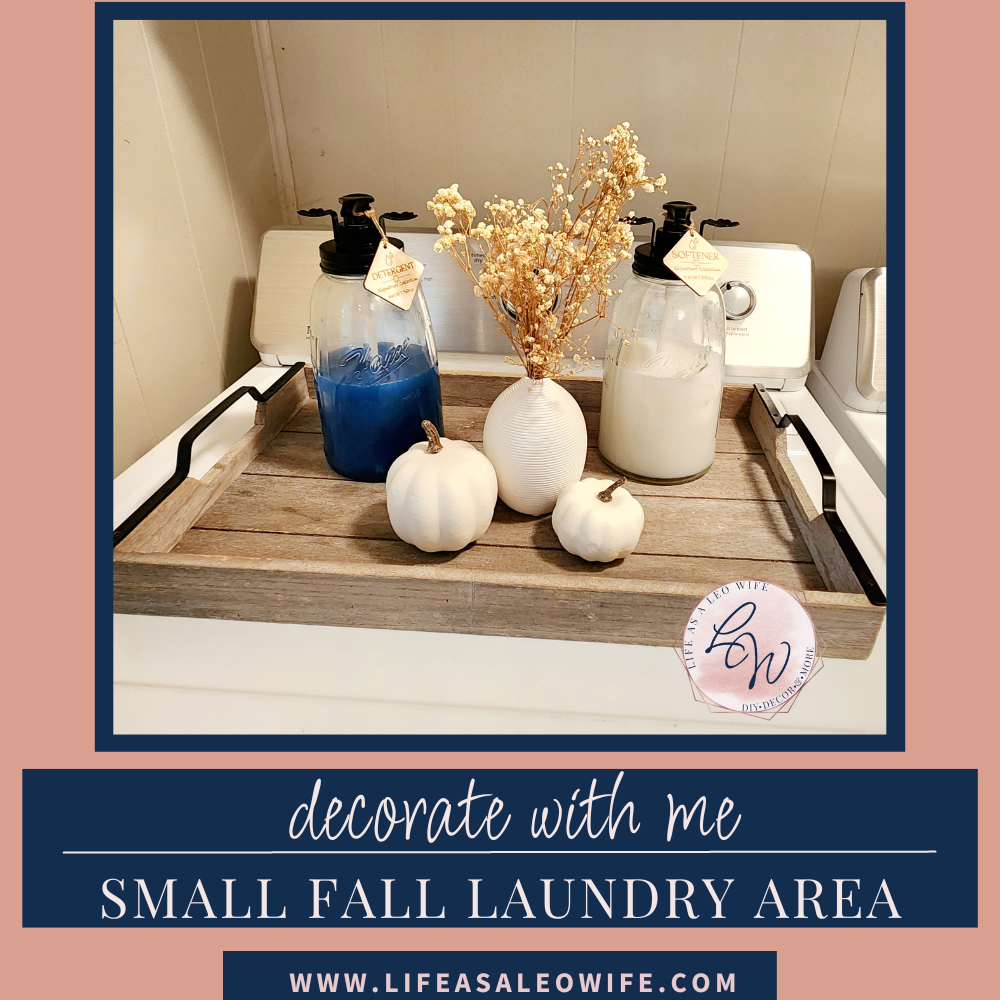 Decorate with Me: Laundry Area Decor