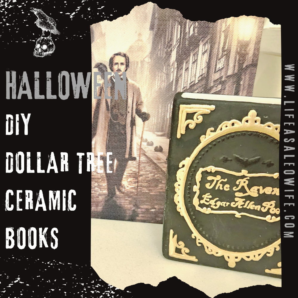 Dollar Tree Halloween Ceramic Books