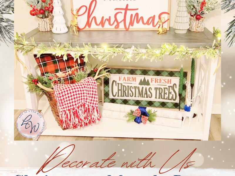 Decorate with Us: Christmas Mantle Decor Ideas