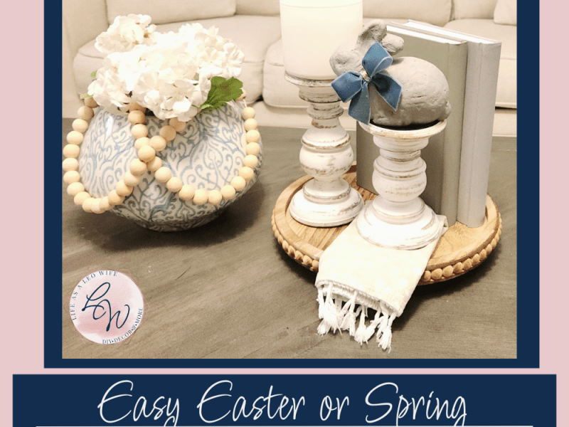Easy Easter or Spring Vignette