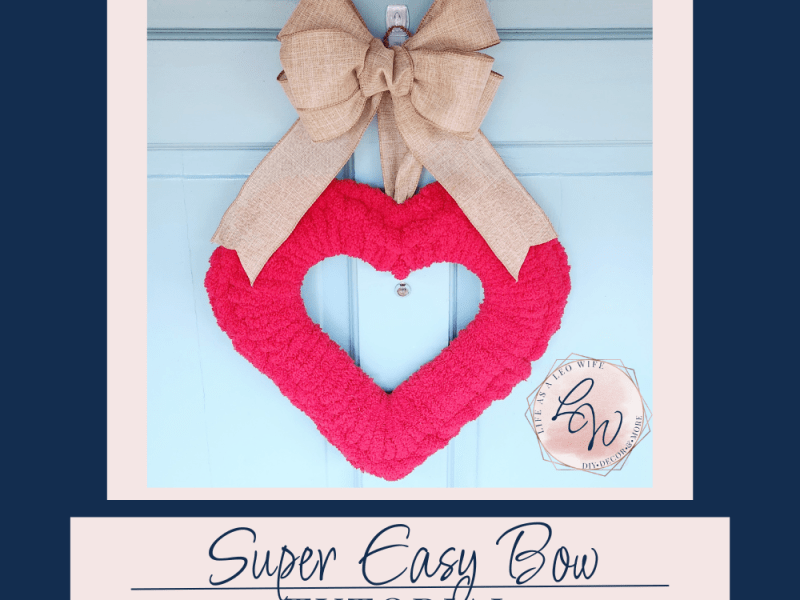 Super Easy Bow Tutorial: Video Included!