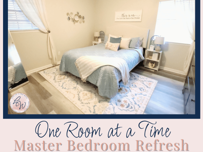 One Room at a Time: Master Bedroom Reveal!