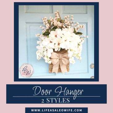 Floral door basket featured image.