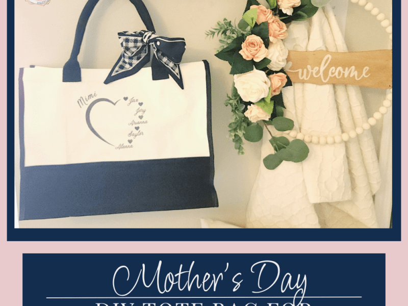 DIY Mother’s Day Tote Bag: Free Designs for Use with or without Cutting Machines
